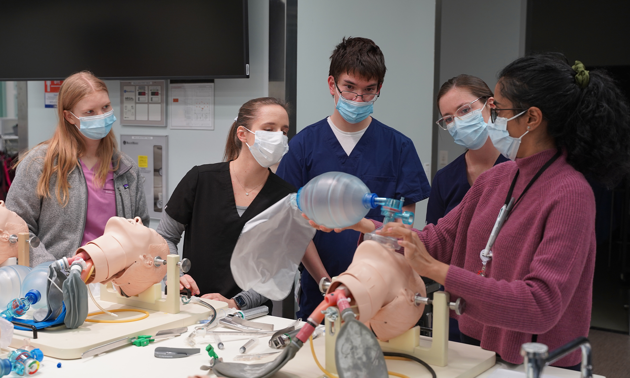 Clinical skills events help prep OUWB med students for next steps